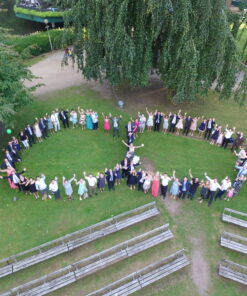 Hochzeitsfotos von oben