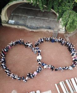 Hochzeits Foto von oben