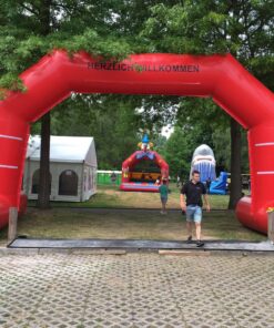 Torbogen Rot Willkommen