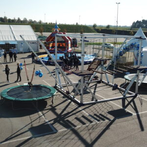 Trampolin Klettergarten