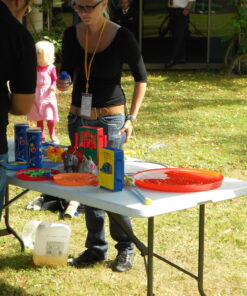 Utensilien Seifenblasen Aktion