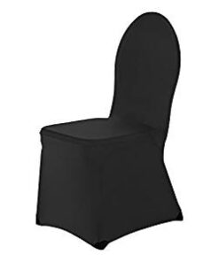 Stuhlhusse Schwarz Stretch