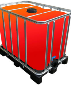 Wassertank beleuchtet Stehtisch