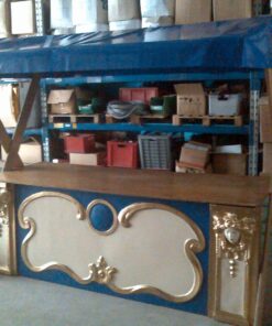 Marktstand Nostalgie Blau