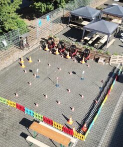 Kinder Gabelstapler Parcours mieten